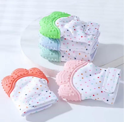 1 Piece Baby Teether Glove Silicone Good Quality