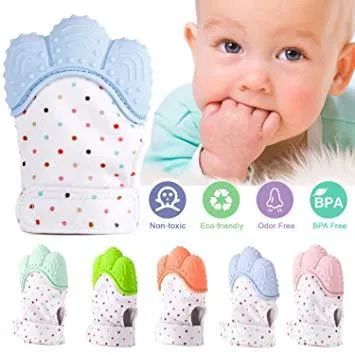 1 Piece Baby Teether Glove Silicone Good Quality