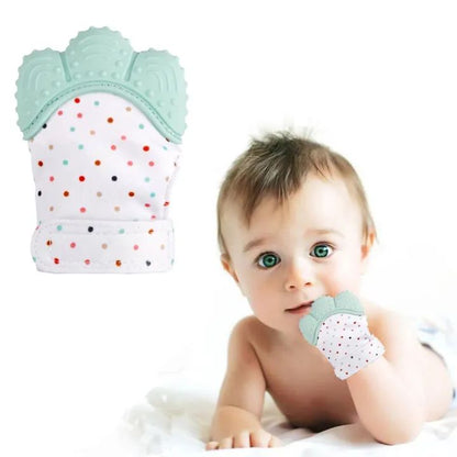 1 Piece Baby Teether Glove Silicone Good Quality