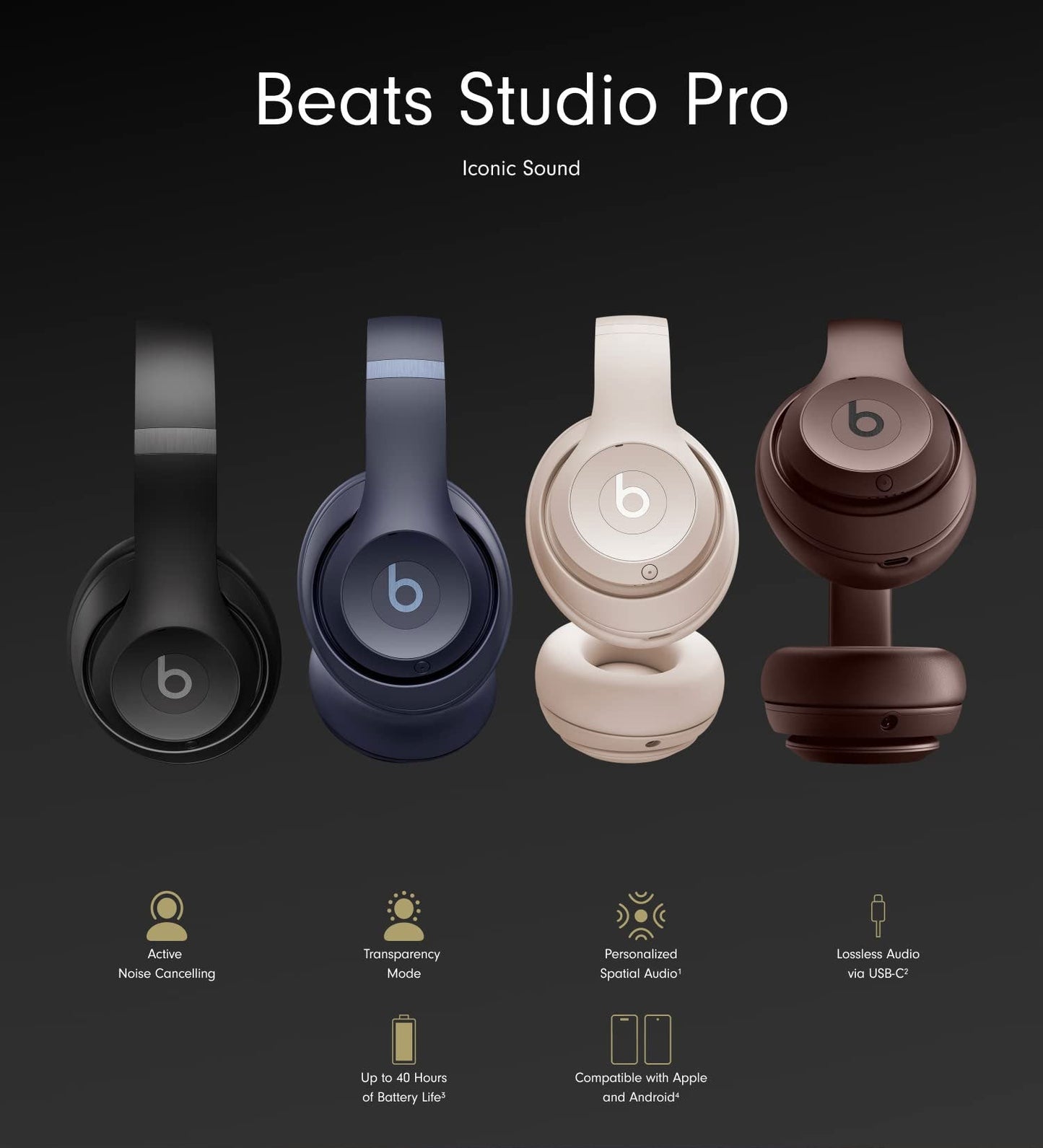 Beats Studio3 Headphones Very Good Sound