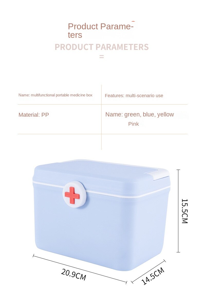 Medicine Box Family Household Large capacity