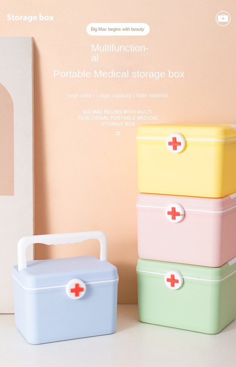 Medicine Box Family Household Large capacity