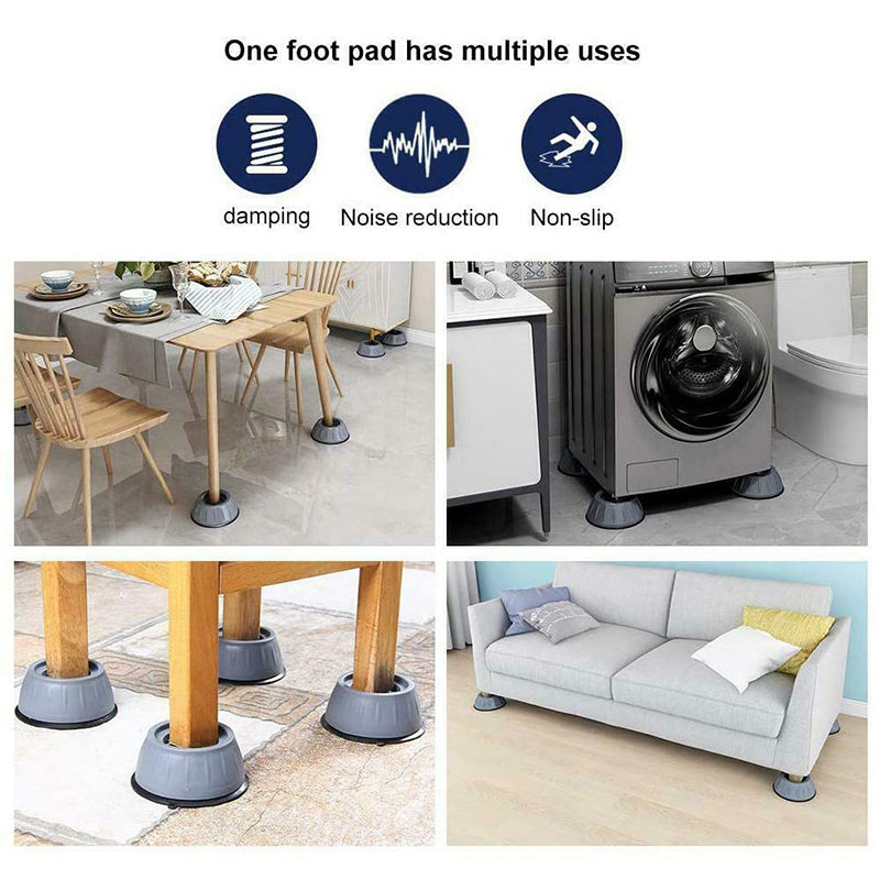 Non-Slip Washing Machine Anti Vibration Foot Pads