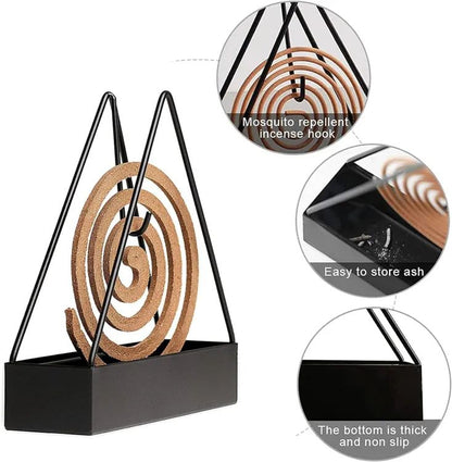 Mosquito Coil Holder Stable Triangular Fireproof