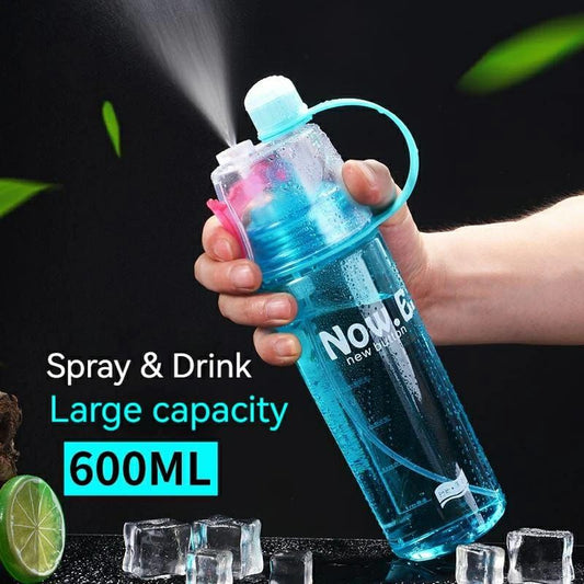 Sports Spray Water Bottle Cooling Spray Cup Large Capacity.