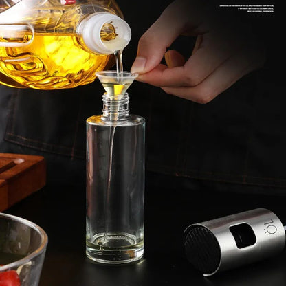 Kitchen Push Type Oil Sprayer Bottle Leak-proof