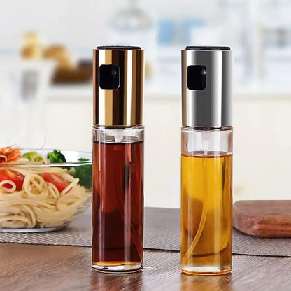 Kitchen Push Type Oil Sprayer Bottle Leak-proof