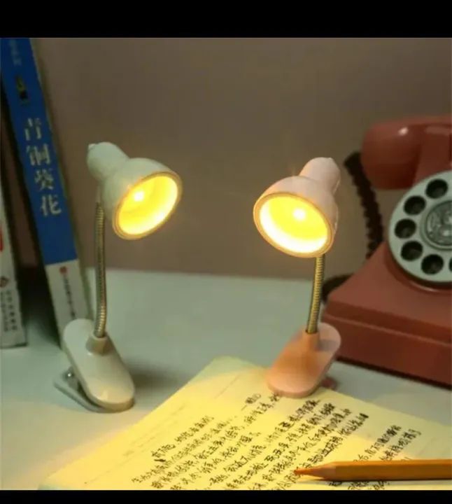 Mini Studying Lamp With Clip Portable